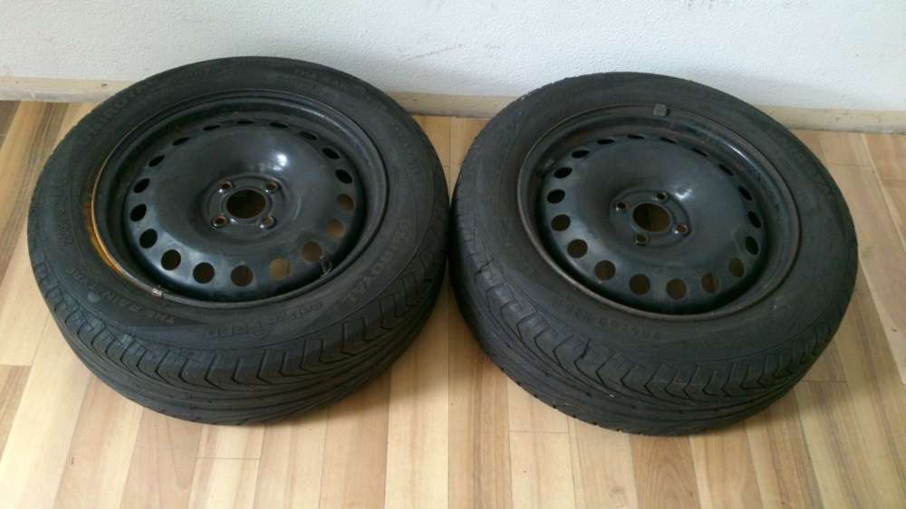 2 x Komplettrder Stahlfelgen Sommerreifen 6,5Jx16 H2A ET:49 205/60/R16 92H KBA 44544