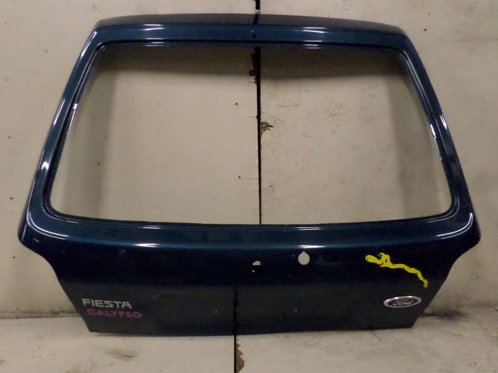 Ford Fiesta IV Heckklappe kofferraumdeckel Farbe: Dunkelgrn 