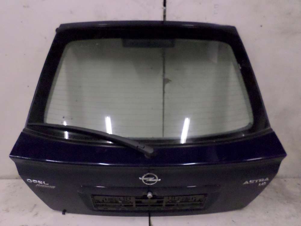 OPEL Astra G CC 1.6 Heckklappe Kofferraumklappe Heckscheibe  Dunkel Blau