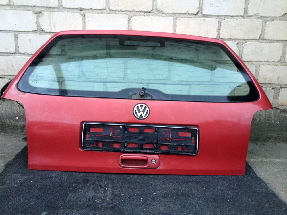 VW Polo 6N 3Tren von 1996 bis 1999 Heckklappe Farbe : Rot 