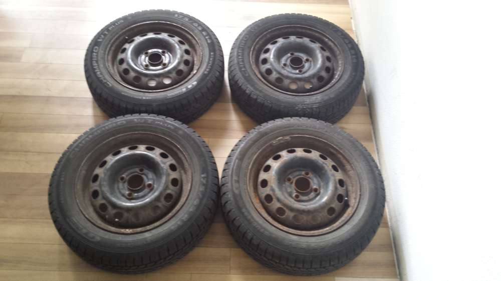 Winterreifen Stahlfelgen Peugeot 206 ab 1999 - 2005 175/65 R14 82T Champiro  