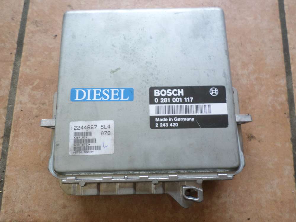 BMW E34 525TDS Diesel Steuergert Motorsteuergert Bosch 0281001117