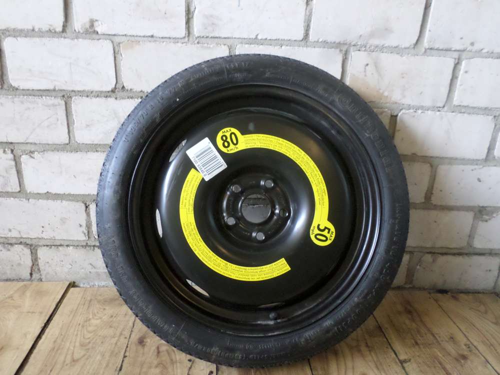 Audi A3  Ersatzrad Reserverad Notrad Spare Wheel 125/70 R18 3 1/2J x18 H2 ET25,5