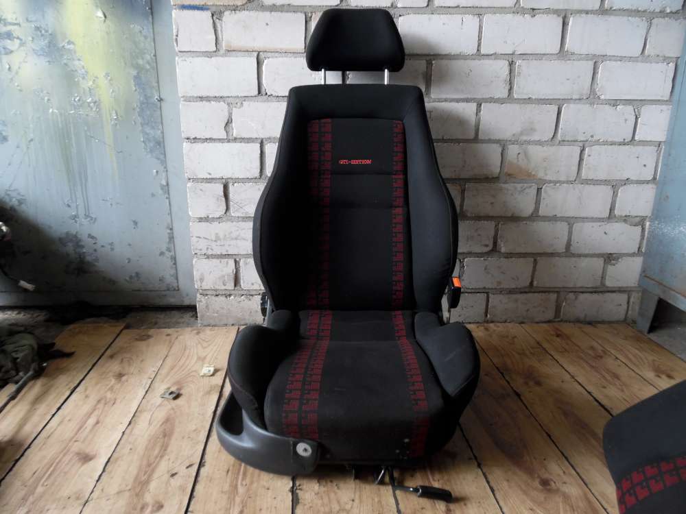 Golf 3 Sportsitz Beifahrersitz Vorne Rechts Schwarz Und Rot GTI Editon