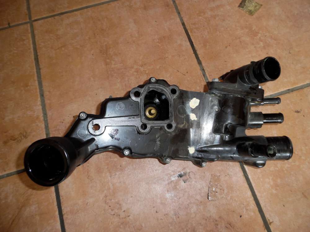 Peugeot 307 Original Thermostatgehäuse Flansch Sensor 9643211880