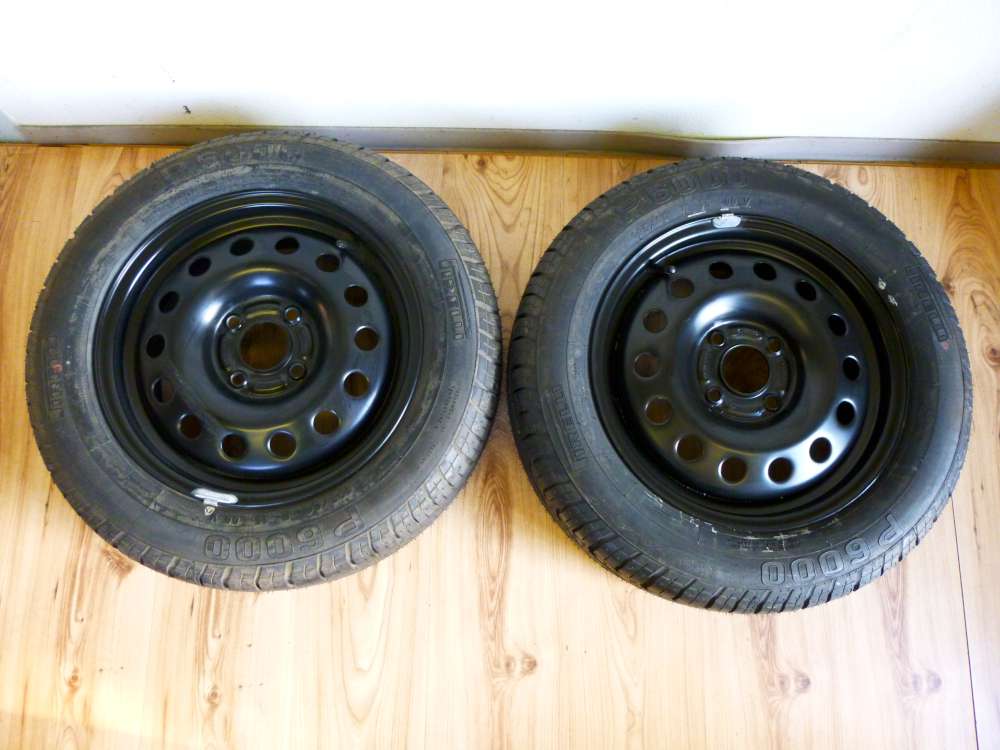 Original Stahlfelgen Sommerreifen Ford Focus Fiesta 6Jx15 H2 ET 52,5  42150812 