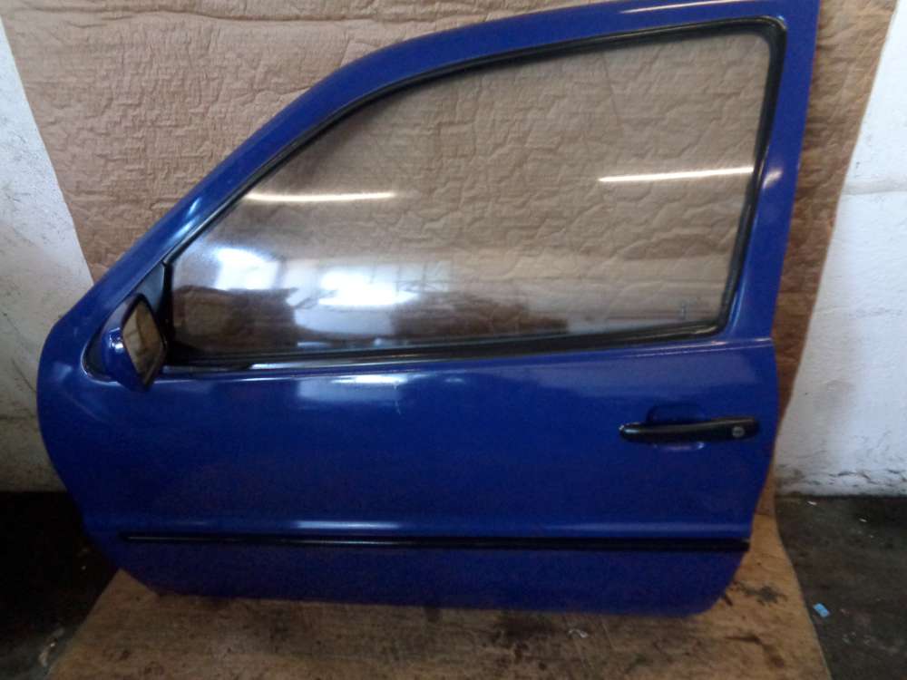 VW Polo 6N 3-Trer Tr Vorne Links Blau
