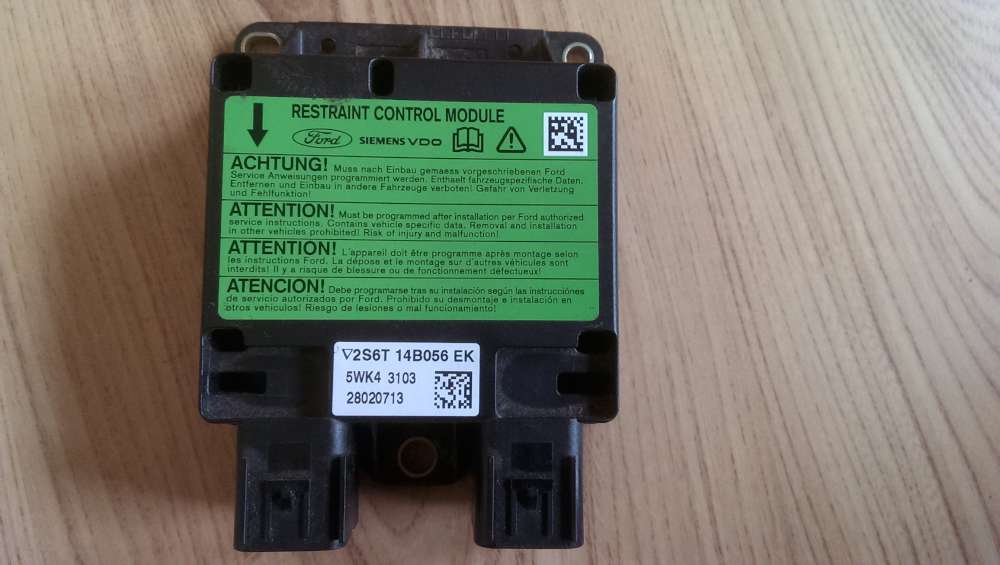 Ford Fiesta V 5 Mazda 2 Airbag Steuergert Control Module aus 5-Tren 2002-2005