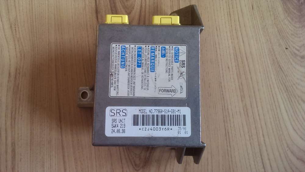 Honda Accord VI Airbagsteuergert 77960-S1A-G91-M1 
