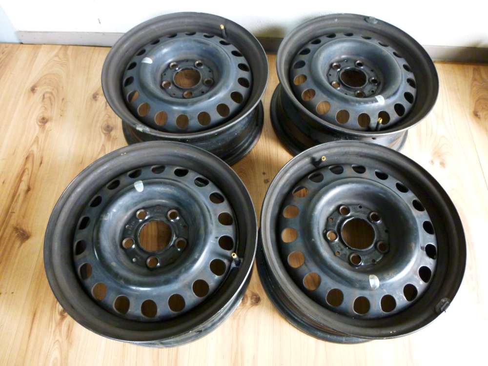 4 Stahlfelgen  6,5Jx15H2 ET49  Mercedes Benz W124 1244001002  5 Loch