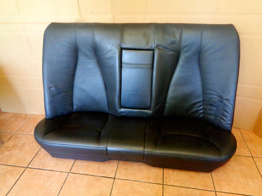Mercedes Benz S-Klasse W220 Ledersitze Rckbank Rcksitzbank schwarz