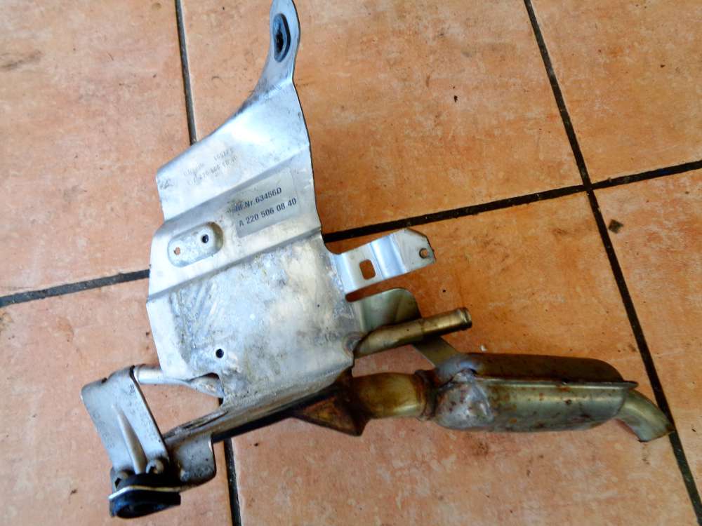 Mercedes Benz S-Klasse W220 Halter mit Auspuff Standheizung A2205060840
