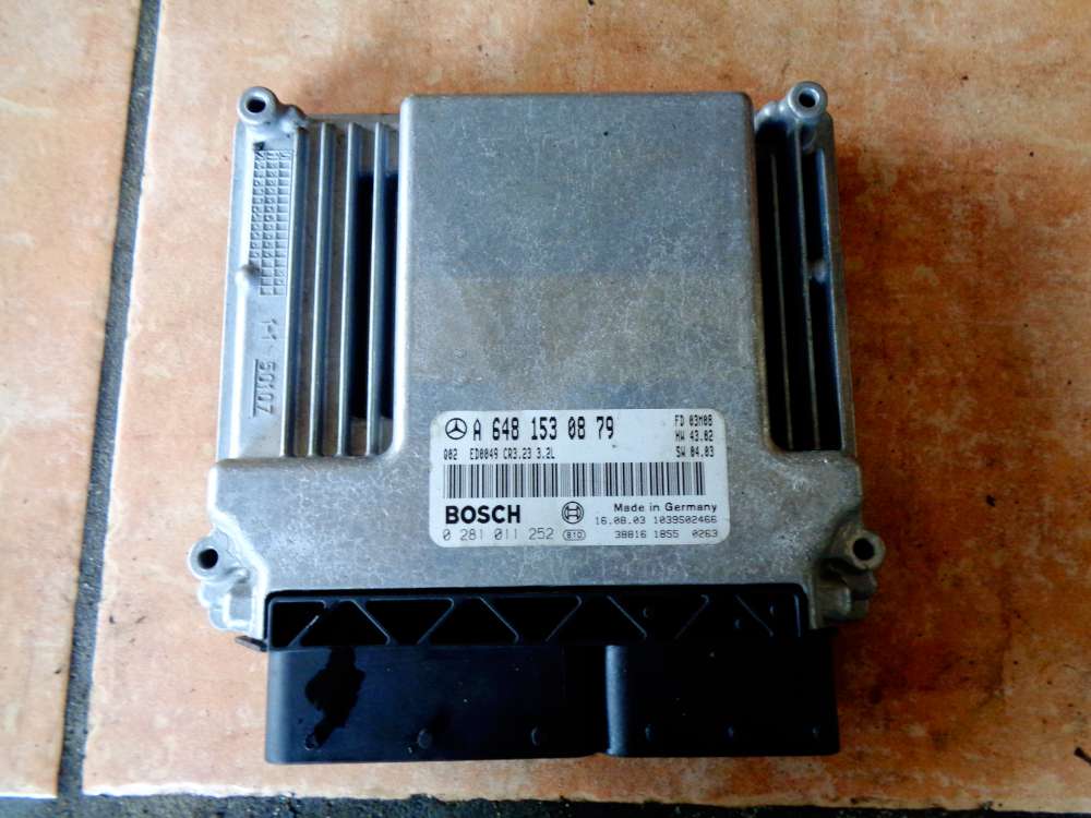 Mercedes Benz S-Klasse W220 Motorsteuergert A6481530879