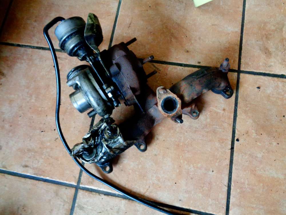 VW Golf 4 Turbolader mit Abgaskrmmer 54399880018