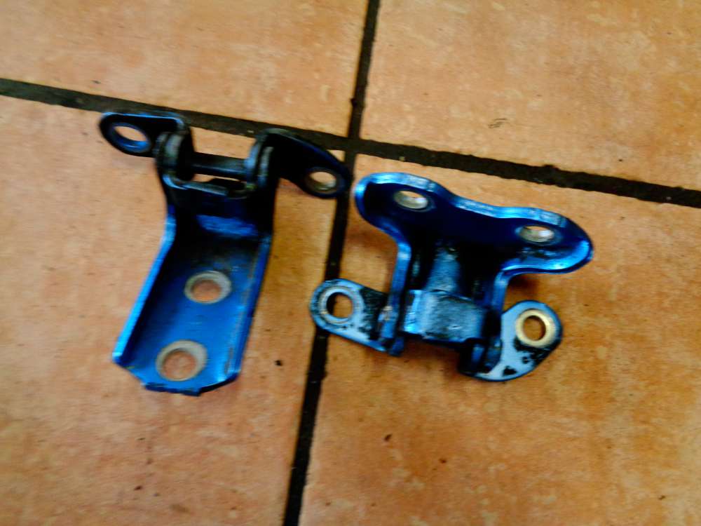 Peugeot 107 Bj:2008 Trscharnier Trscharnier Hinten Links Blau