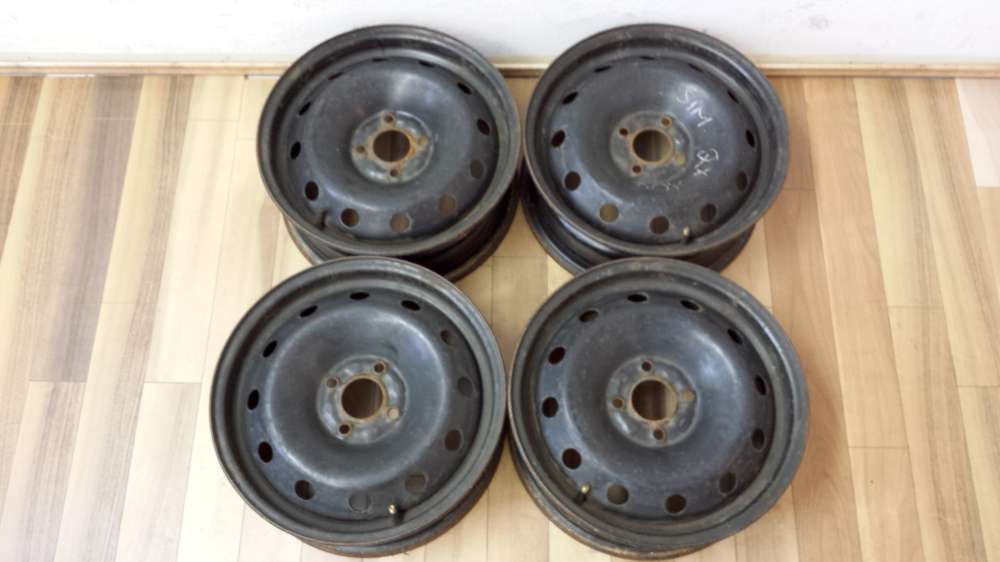 4 x Stahlfelgen Renault Scenic ,Clio   6Jx15  ET:43  4x100 KBA 43737