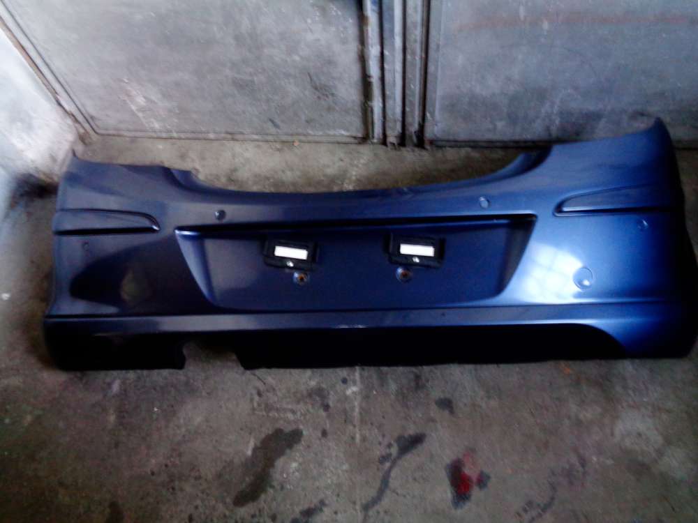Opel Corsa D Bj:2008 Stostange Hinten mit PDC 13179916 mit Kabelbaum Parksensoren 13144689 Farbecode: Blau Metro Z168