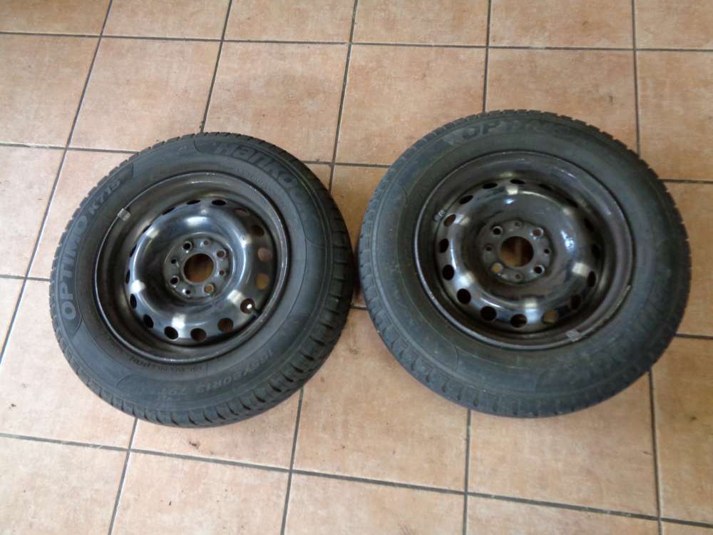  2X Stahlfelgen mit Reifen Sommerreifen 155 / 80 R13 79T  2707 ET35