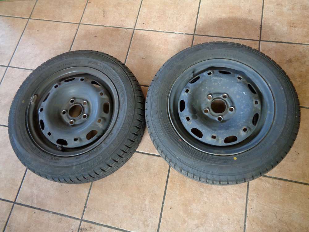 2x VW Polo 9N Felgen Reifen,Skoda Fabia 6Y 165/70R14 81T 6Q0601027H 5JX14H2 ET35 Winterrreifen 