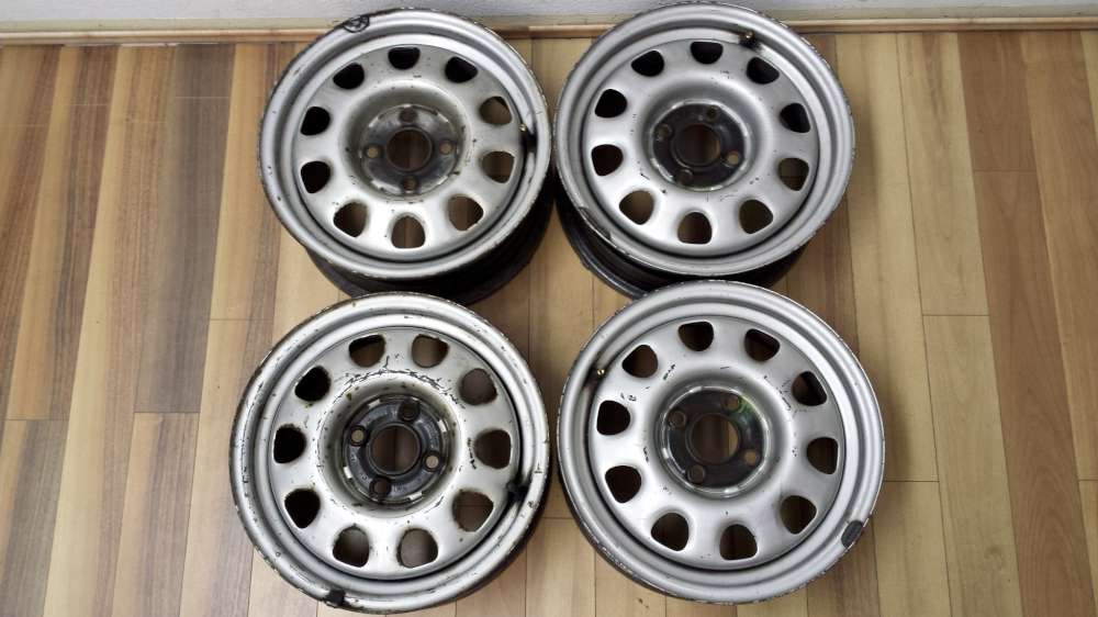 4 x Stahlfelgen VW Golf 3  6Jx14H2   ET 45   1H0601025P