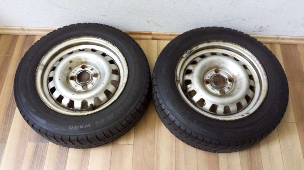 2 x Winterreifen Stahlfelgen Opel Astra / Vectra  175/70 R14 88T   LK 4x100  ET:39 