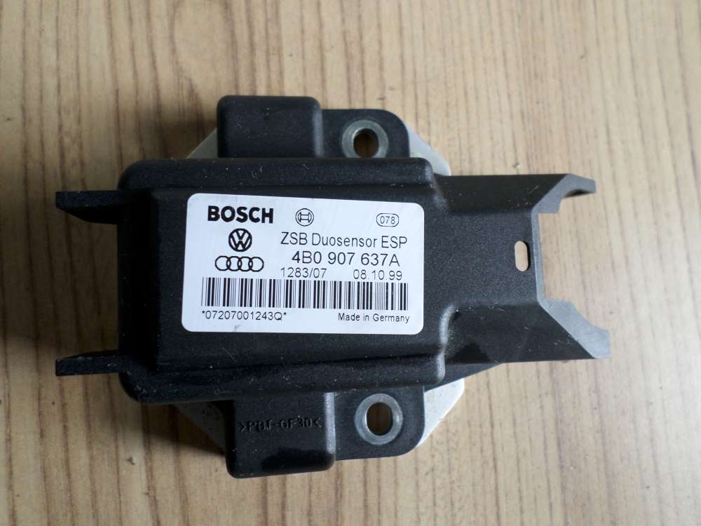 VW Passat 3B Duosensor Sensor ESP 4B0907637A