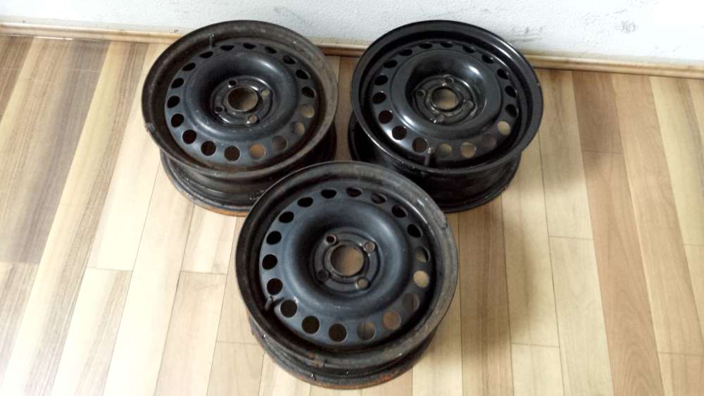 3 x Stahlfelgen fr Opel Corsa B/Astra F   5,5Jx14 H2    ET:49    -     4 Loch