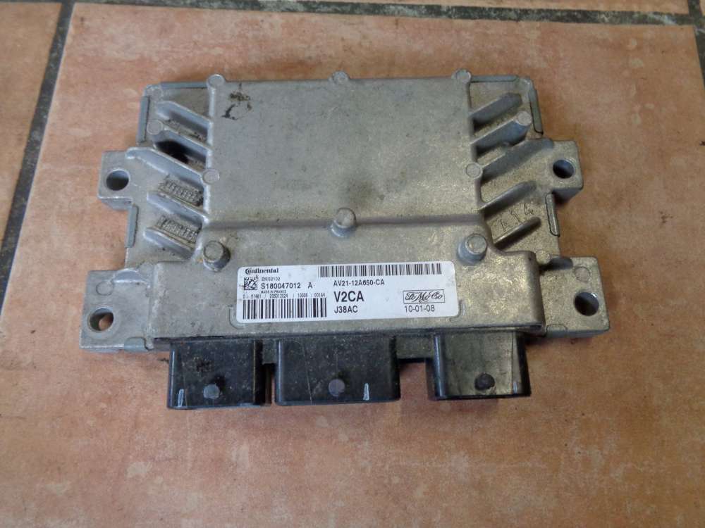 Ford Fiesta VI Motorsteuergert AV21-12A650-CA / S180047012A