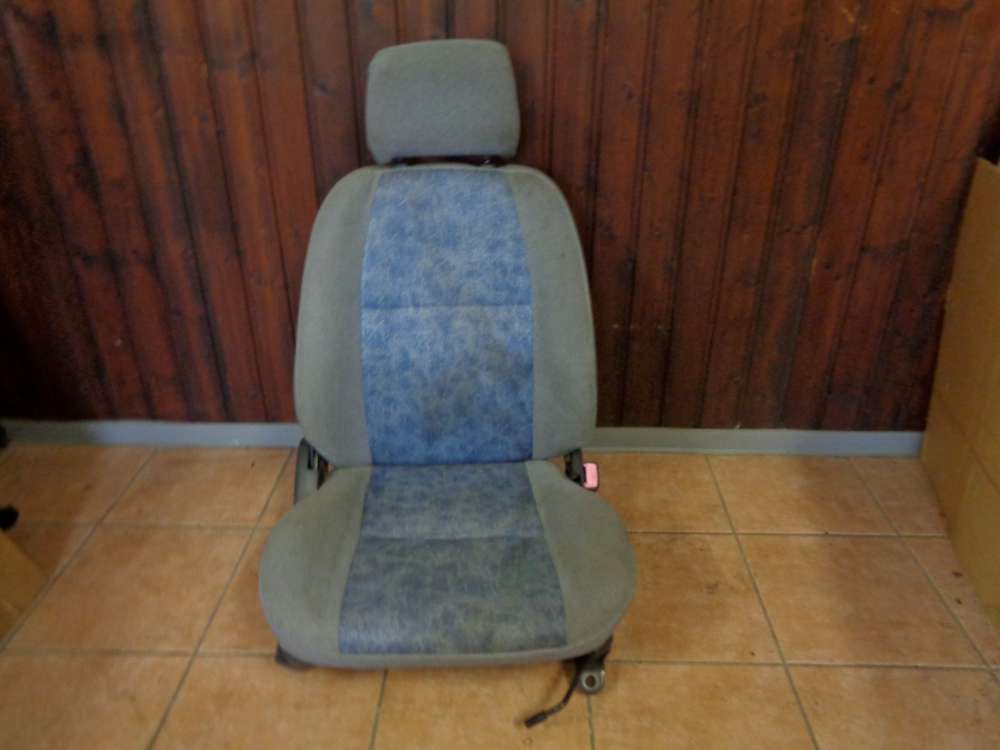 Toyota Starlet Sitze 3trer Vorne Rechts Blau / Grau Stoff 