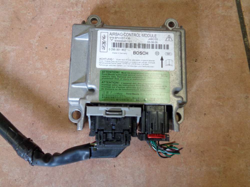 Mazda Airbagsteuergerät sas N034 57 K3XC 3B06B 33202 67 36 MG 100/%ok