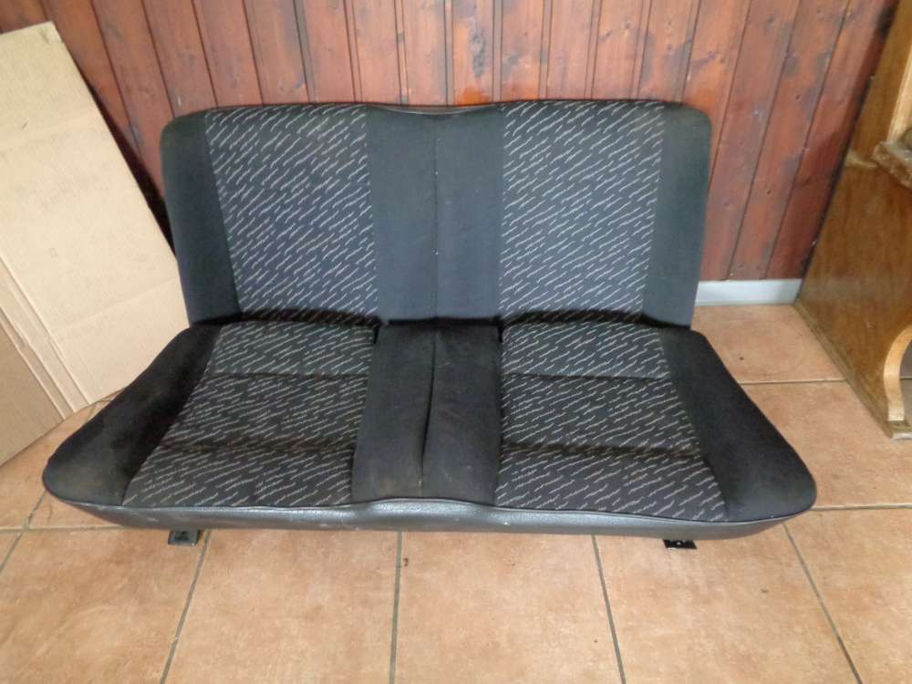 VW Golf 3 III Cabrio Sitze Rcksitzbank Rcksitz Stoff Dunkelblau 1E0885375B