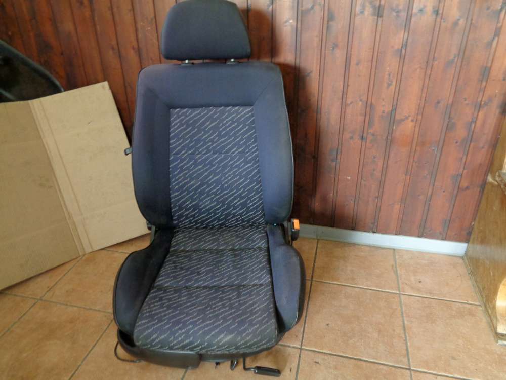 VW Golf 3 III Cabrio Sitze Beifahrersitz Vorne Rechts Stoff Dunkelblau