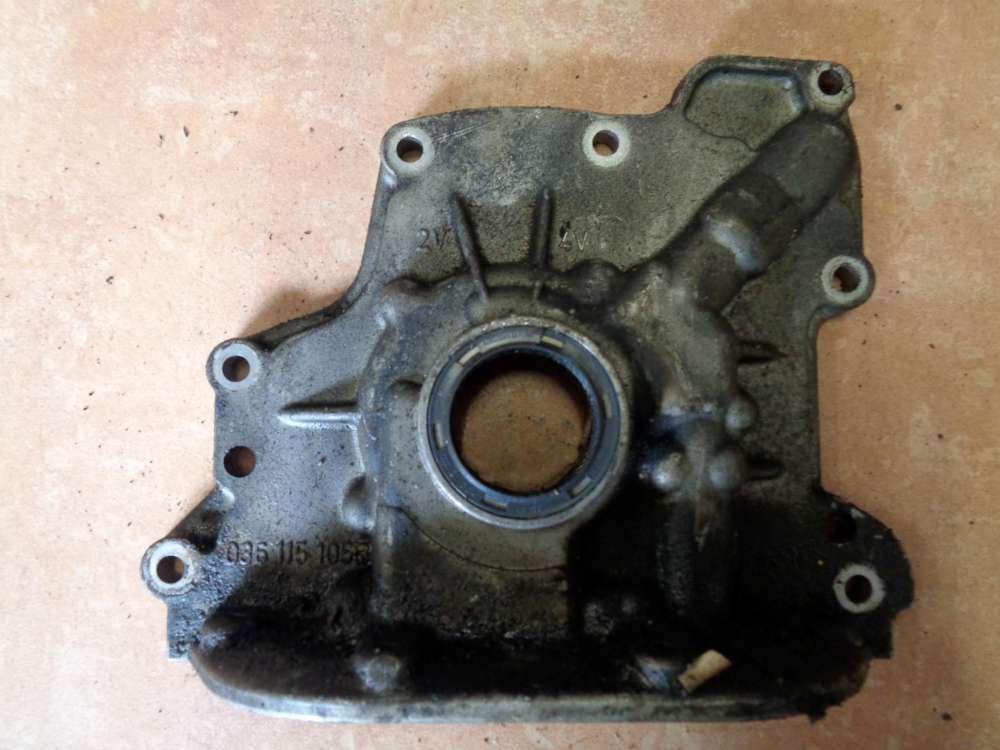 VW Polo 6N1VW Golf 4 Bora Stirnplatte Stirndeckel lpumpe 036115105B
