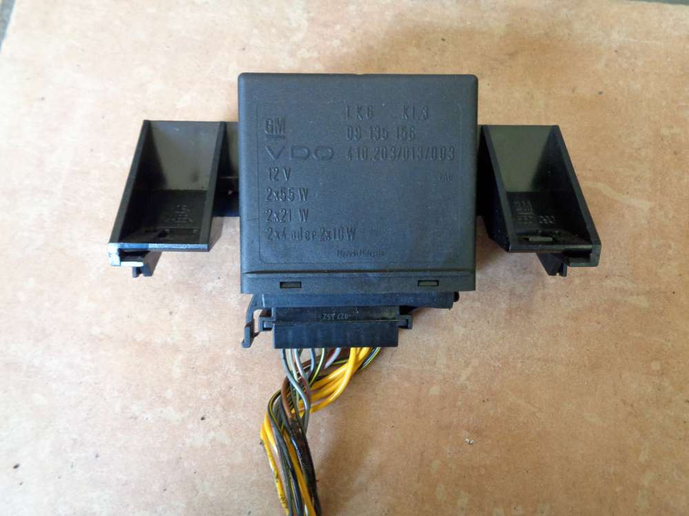 Opel Zafira A Lampenkontrollmodul Steuergert GM 09135156