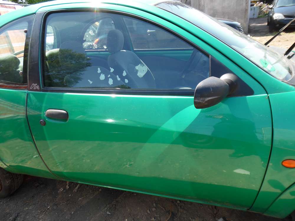 Ford Ka Bj:2000 3Türer Beifahrertür Tür Vorne Rechts Grün Farbcode:RBT