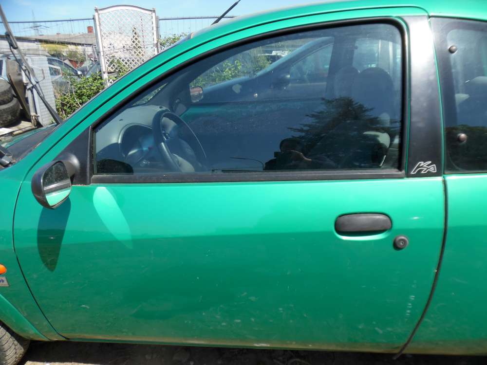 Ford Ka Bj:2000 3Türer Fahrertür Tür Vorne Links Grün Farbcode:RBT