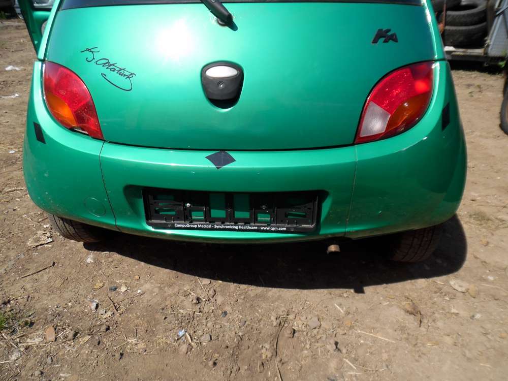 Ford Ka Bj:2000 3Türer Stoßstange Hinten Grün Farbcode:RBT