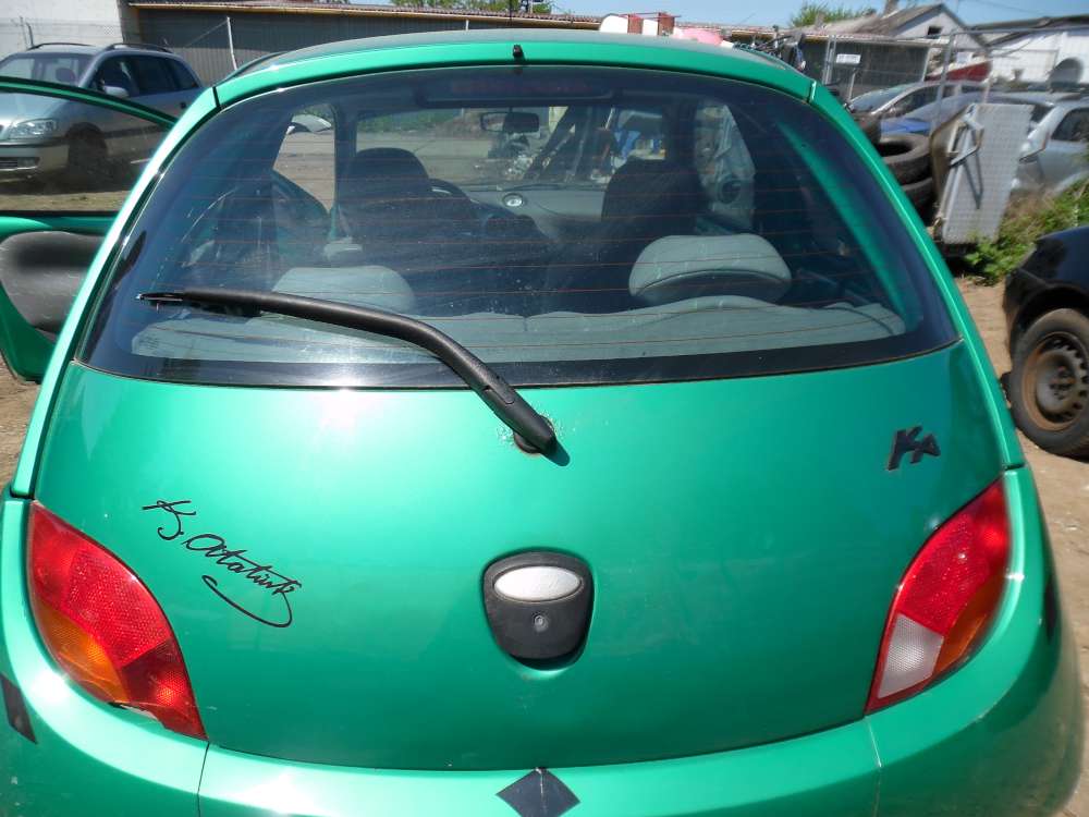 Ford Ka Bj:2000 3Türer Heckklappe Kofferraum Grün Farbcode:RBT