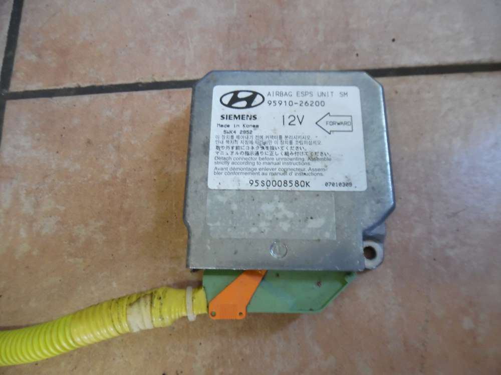 Hyundai Santa Fe SM Bj 2001 Steuergerät Airbagsteuergerät 95910-26200