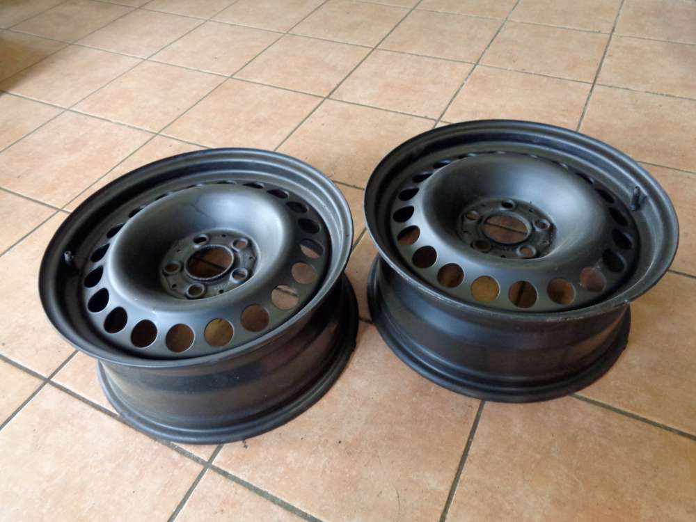 2x Stahlfelge Felge fr Mercedes C-Klasse W203 A2034000302 7Jx16H2 ET37