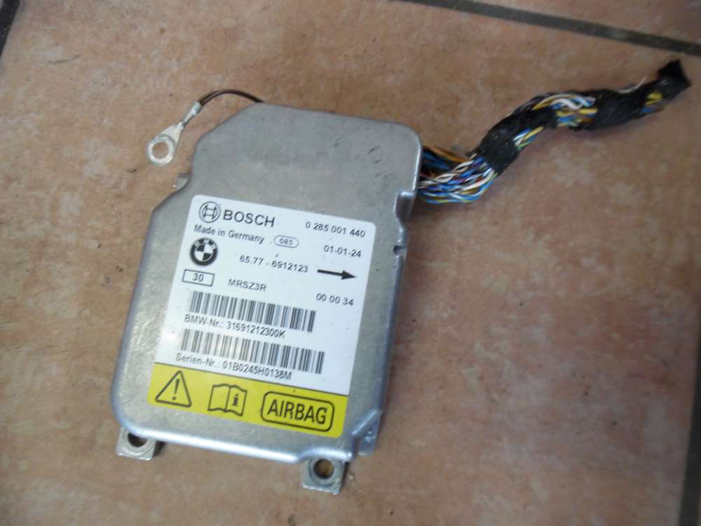 BMW 318i E46 Steuergert Airbagseitenairbag 65.77-6912123