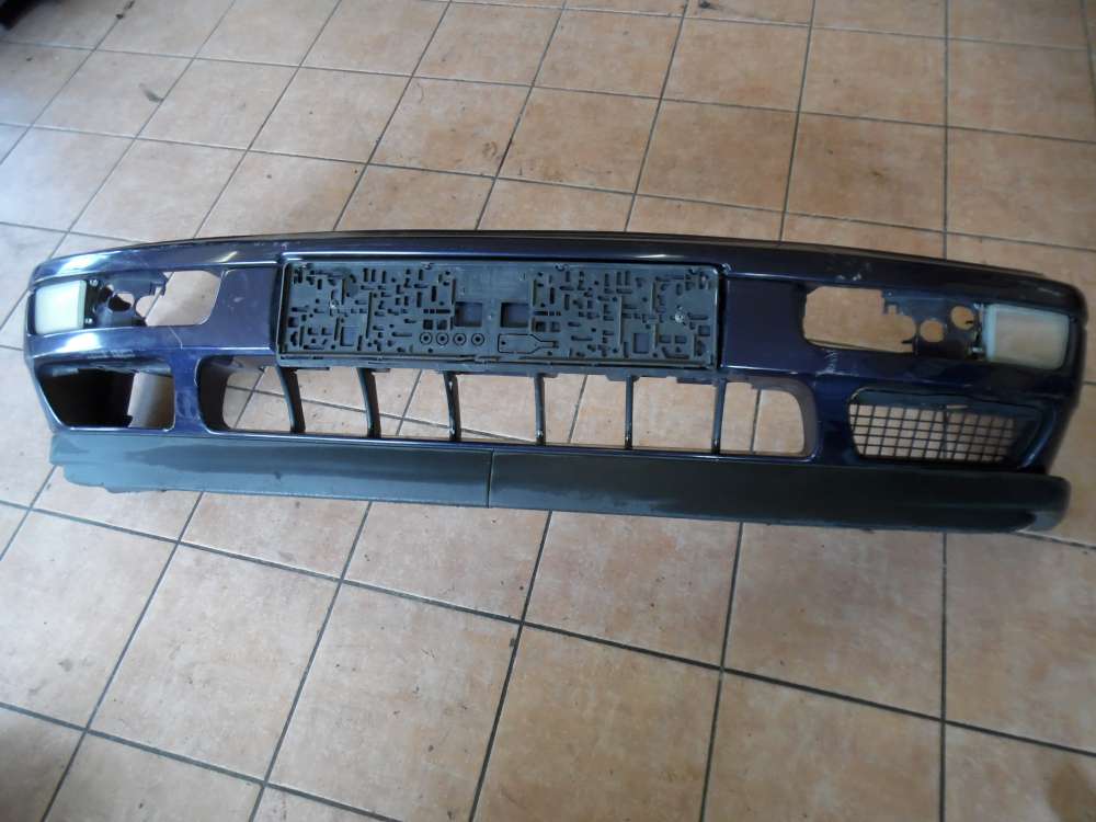 VW Golf 3 Stoßstange Frontschürze Vorne dunkelblau1H6807217