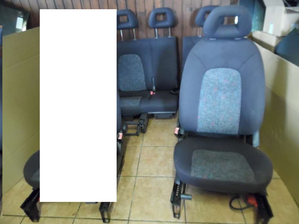 Mercedes Benz A-Klasse W168 A160 Sitz Vorne Links und R�cksitzbank Stoff grau