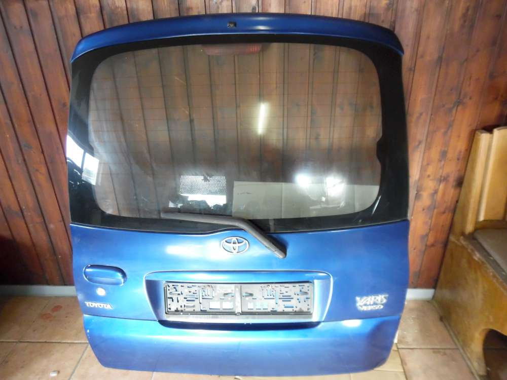 Toyota Yaris Verso Bj:2004 Heckklappe Tür Hinten Blau