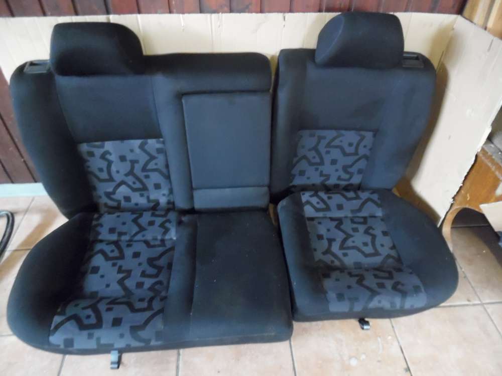 VW Golf IV 1J Rcksitzbank Rckbank Sitze Stoff, Schwarz
