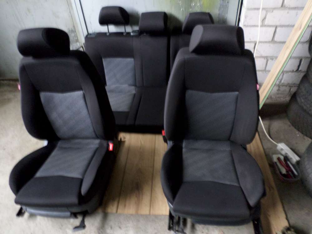 Original Seat Ibiza Bj.2005 5 Tren Sitzgarnitur Sitze Schwarz Stoff Komplett 