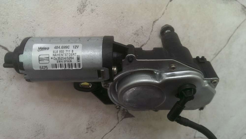 Scheibenwischermotor hinten Seat Ibiza IV 6L VALEO: 404699C , 6L6955711B Wische