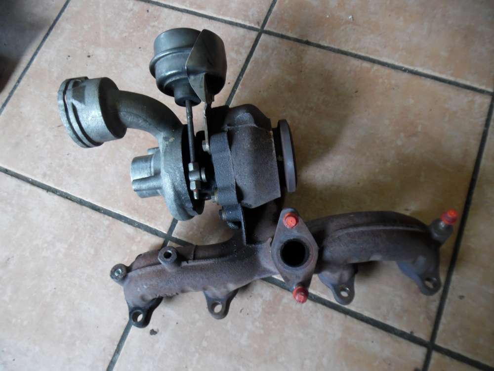 VW Golf V 1.9 TDI Turbolader mit Abgaskrmmer 038253014C 