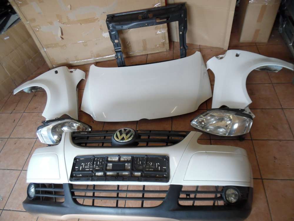 VW Fox 5Z Motorhaube, Kotflgel, Stostange, Schlotrger und Scheinwerfer  