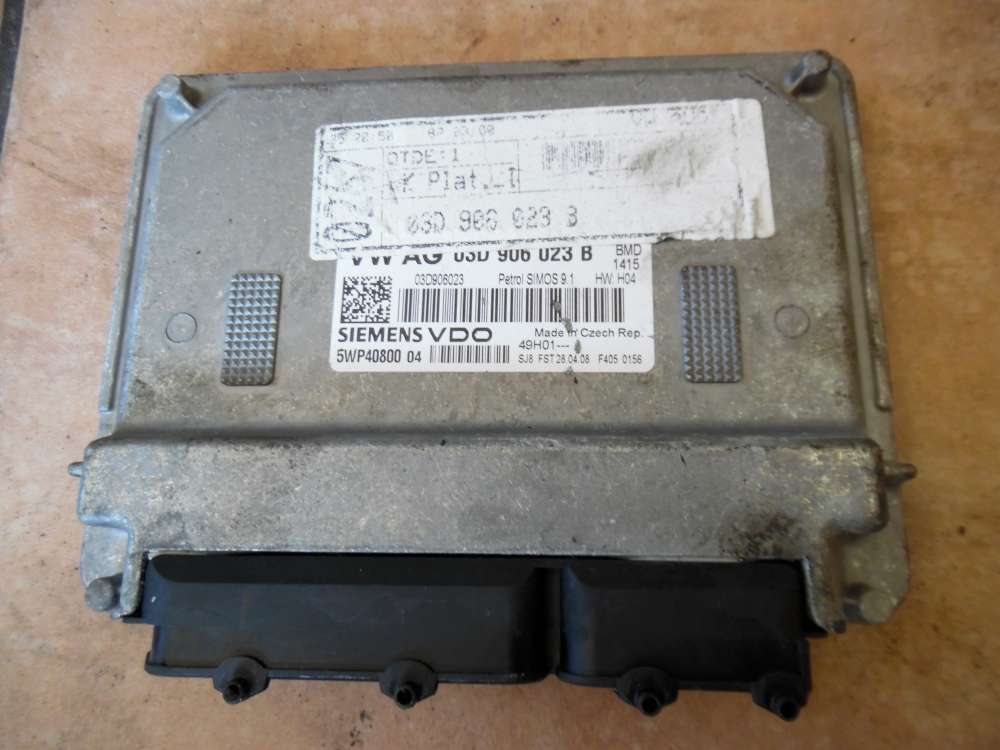 VW Fox 5Z Motorsteuergerät Steuergerät 03D906023B